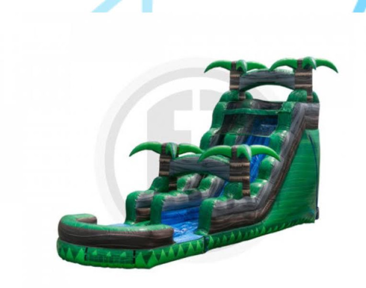 18 foot Congo rainforest water slide