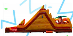 0 7 1747081967 Dual lane 18 foot tropical inferno Obstacle course