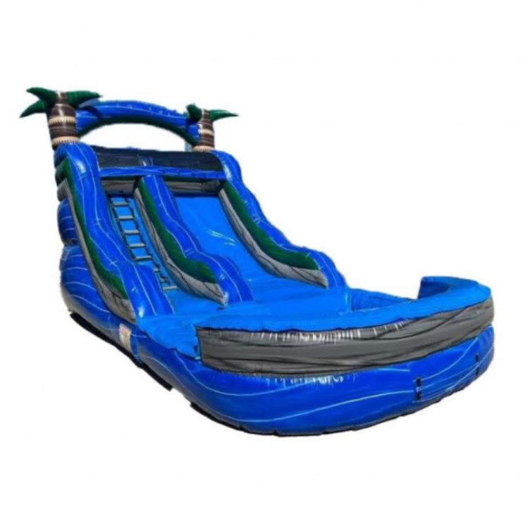 15 foot tropical water slide